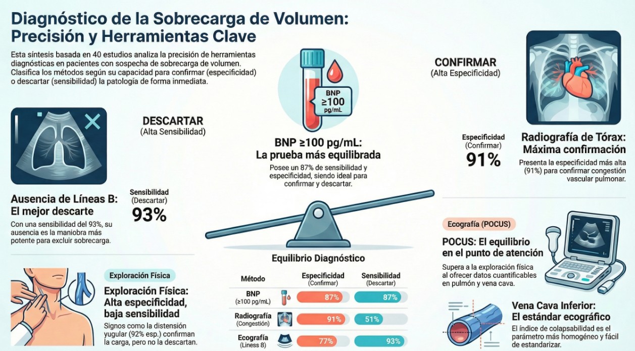 Diagnóstico de sobrecarga de volumen