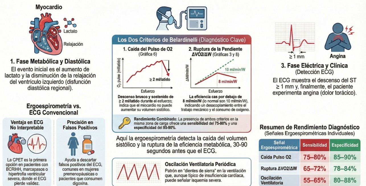 Ergoespirometría e isquemia miocárdica