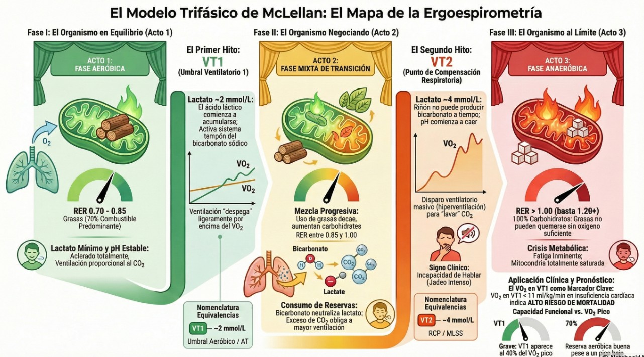 Las tres fases del ejercicio: el modelo de McLellan