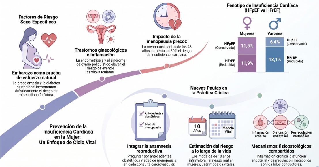 Prevención de la insuficiencia cardíaca en mujeres
