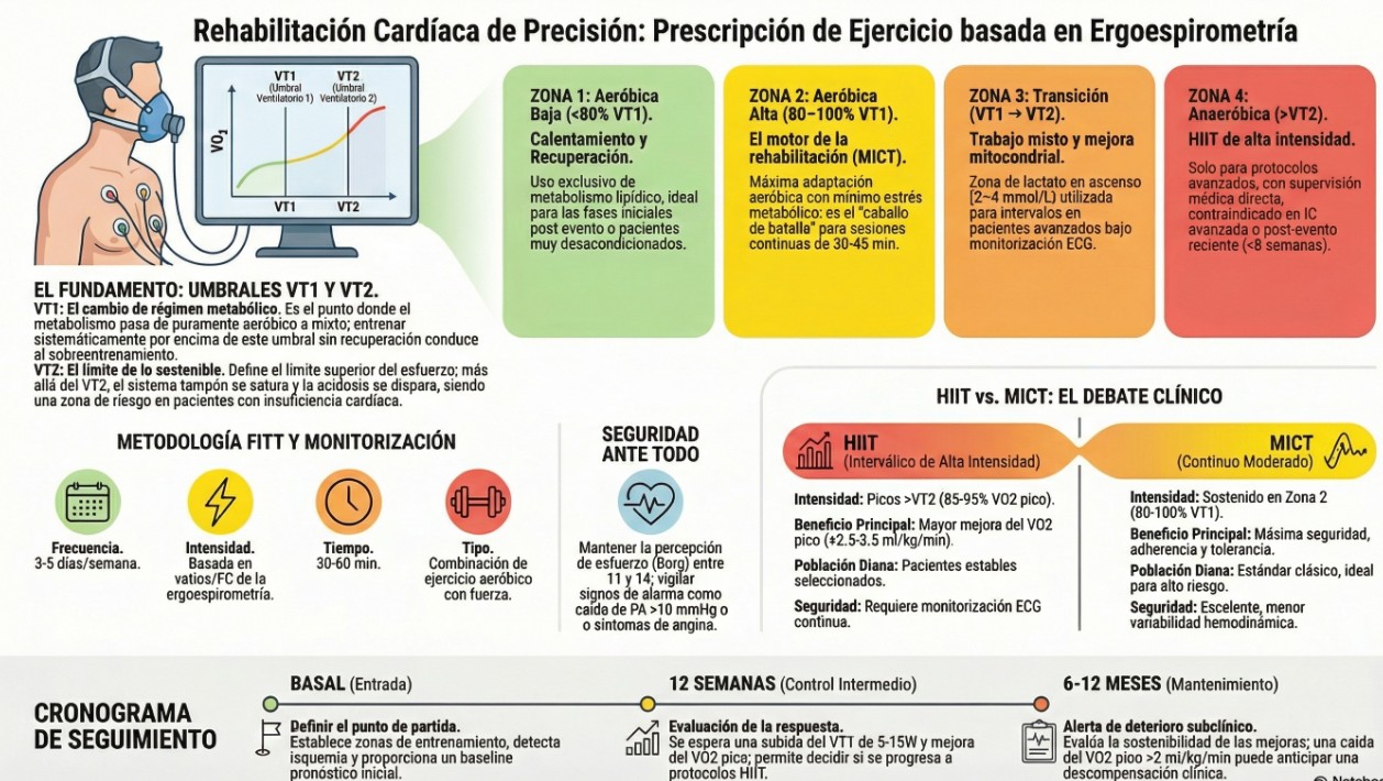 Rehabilitación cardíaca y prescripción de ejercicio