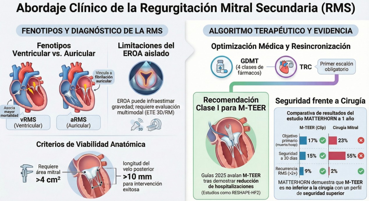 Abordaje de Regurgitación Mitral Secundaria
