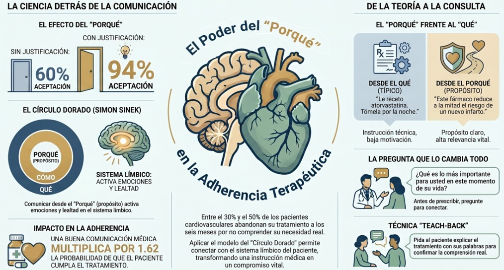 Start With Why: por qué el médico que explica el porqué consigue mejor adherencia