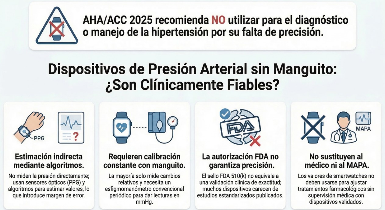Fiabilidad de dispositivos sin manguito