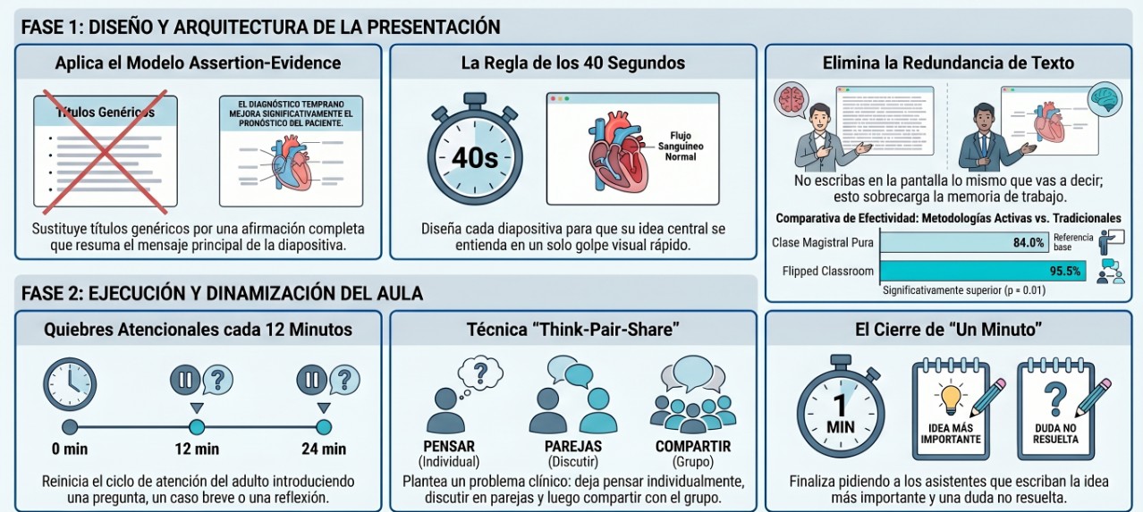 Guía para clases médicas impactantes