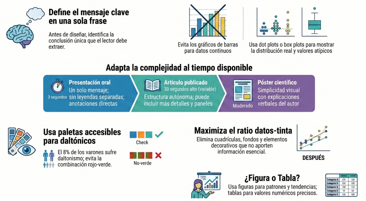Guía para imágenes visuales científicas efectivas