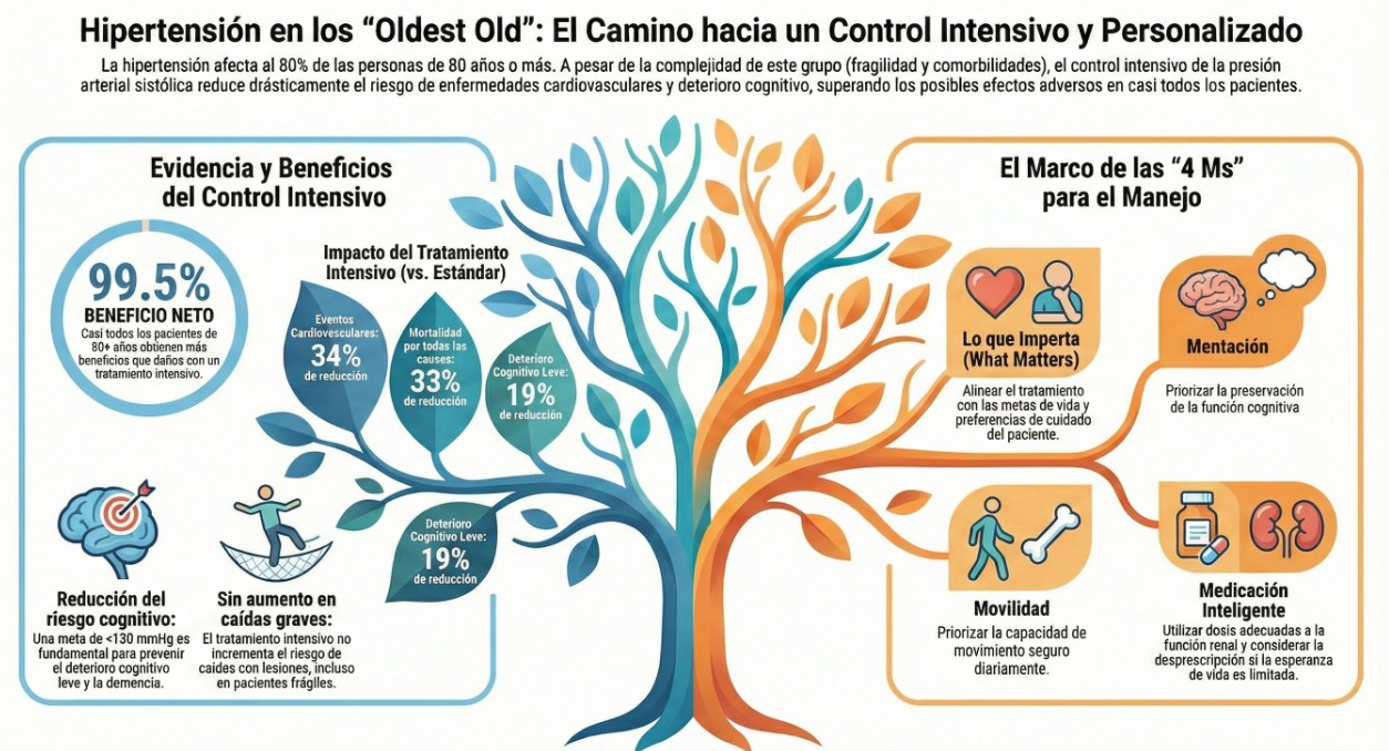 Hipertensión en pacientes muy longevos