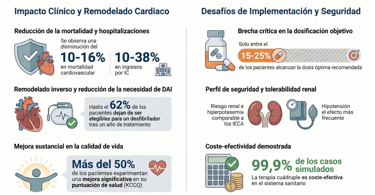 Impacto clínico y desafíos cardíacos