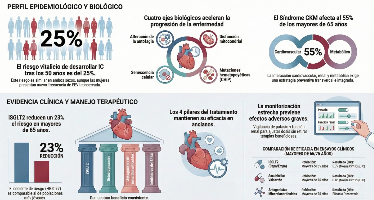 Insuficiencia cardíaca: perfil y manejo