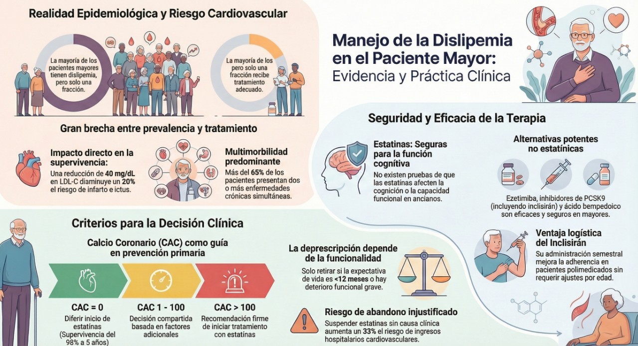 Manejo de dislipemia en mayores