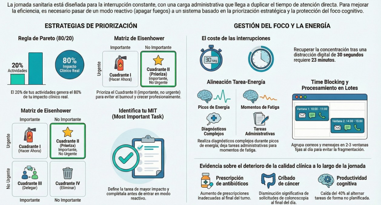 Productividad para profesionales sanitarios