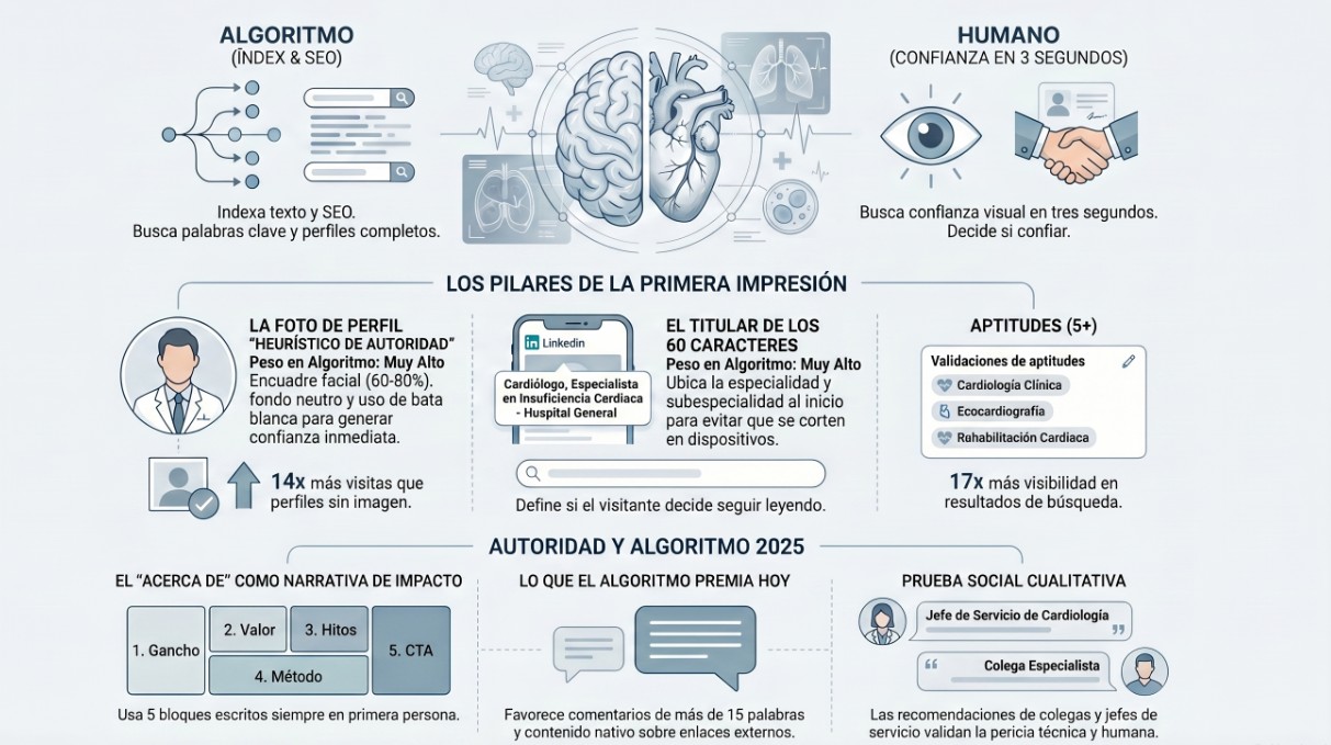 LinkedIn para cardiólogos: guía completa para construir un perfil irresistible