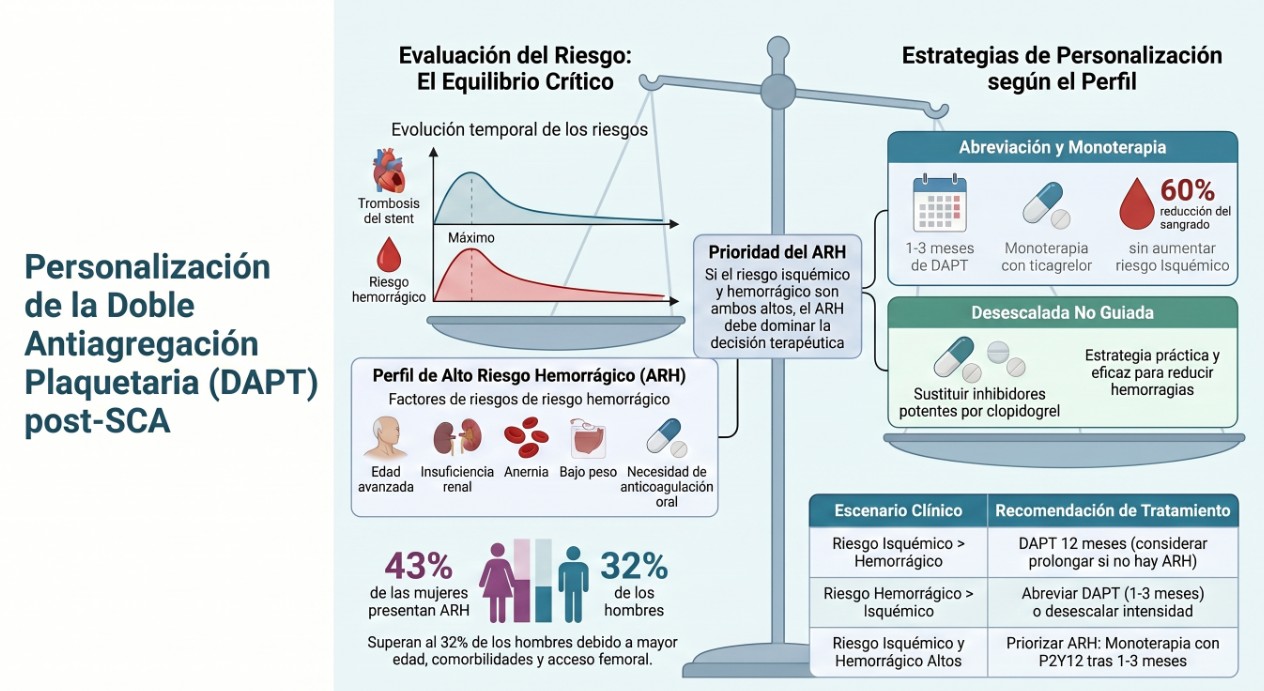 Personalización de DAPT post-SCA