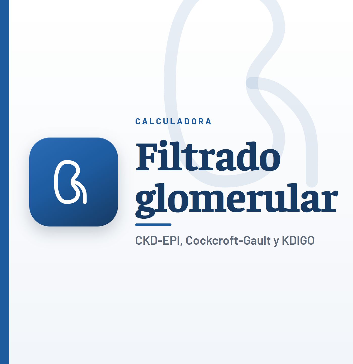 Calculadora de filtrado glomerular y aclaramiento de creatinina de CardioTeca