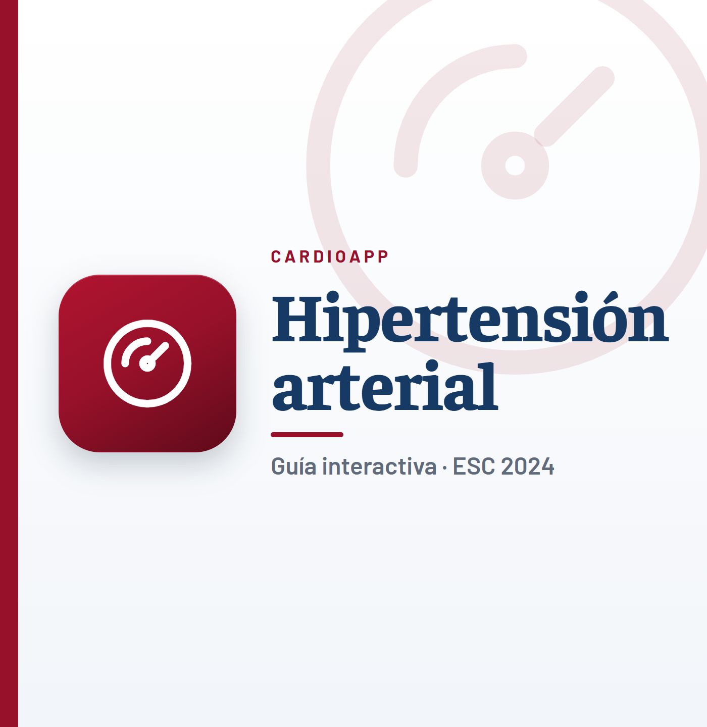 Guía interactiva de hipertensión arterial de CardioApp (ESC 2024)