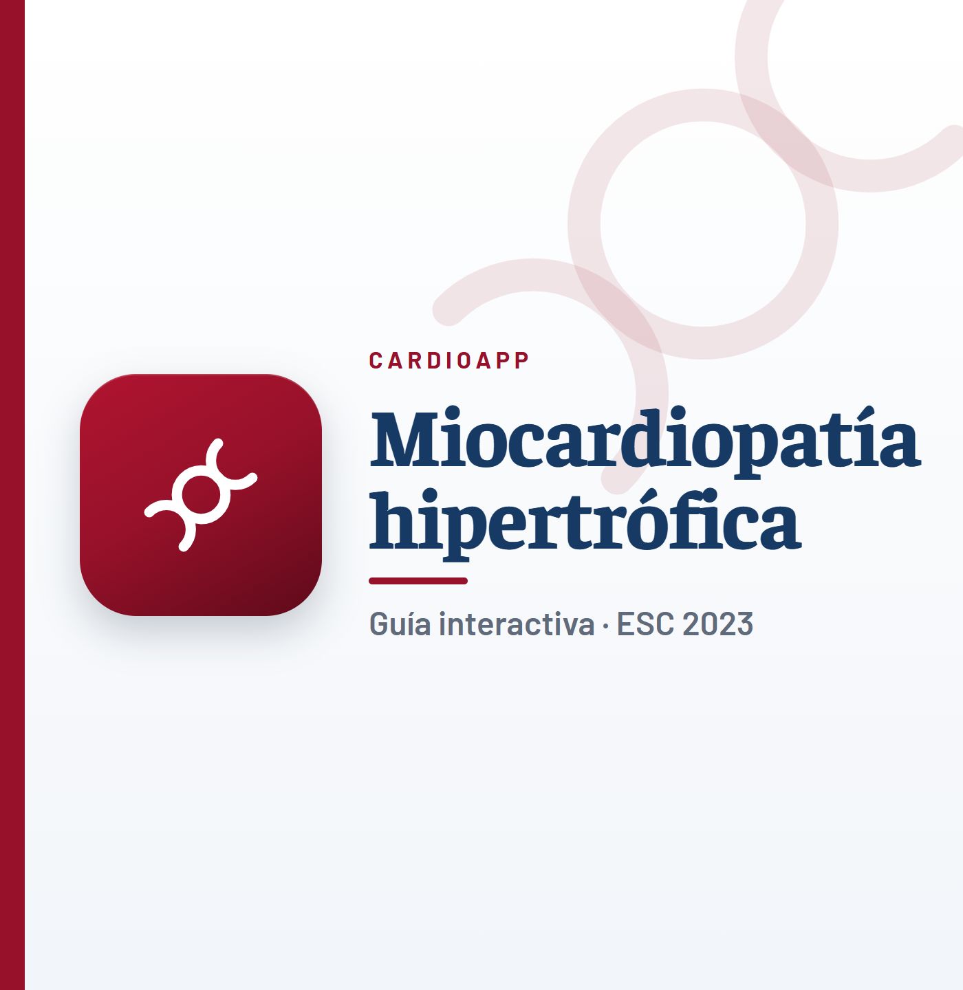 Guía interactiva de miocardiopatía hipertrófica de CardioApp (ESC 2023)