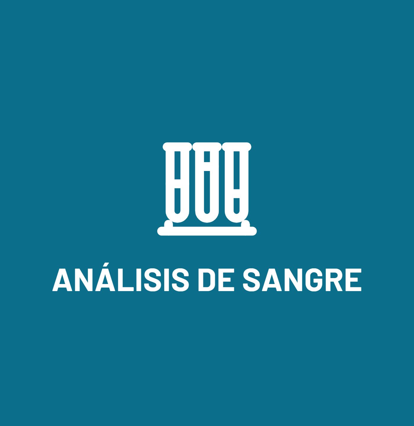Análisis de sangre, de la sección Mis pruebas de CardioTeca Salud