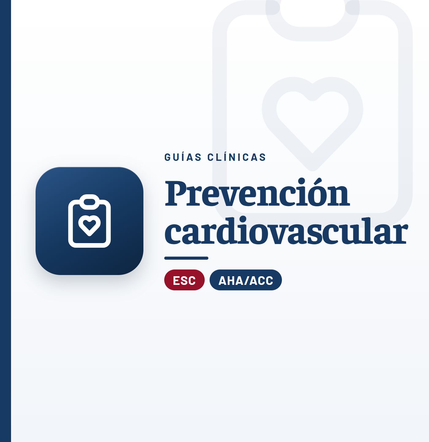 Guías clínicas de prevención cardiovascular: listado por tema de CardioTeca
