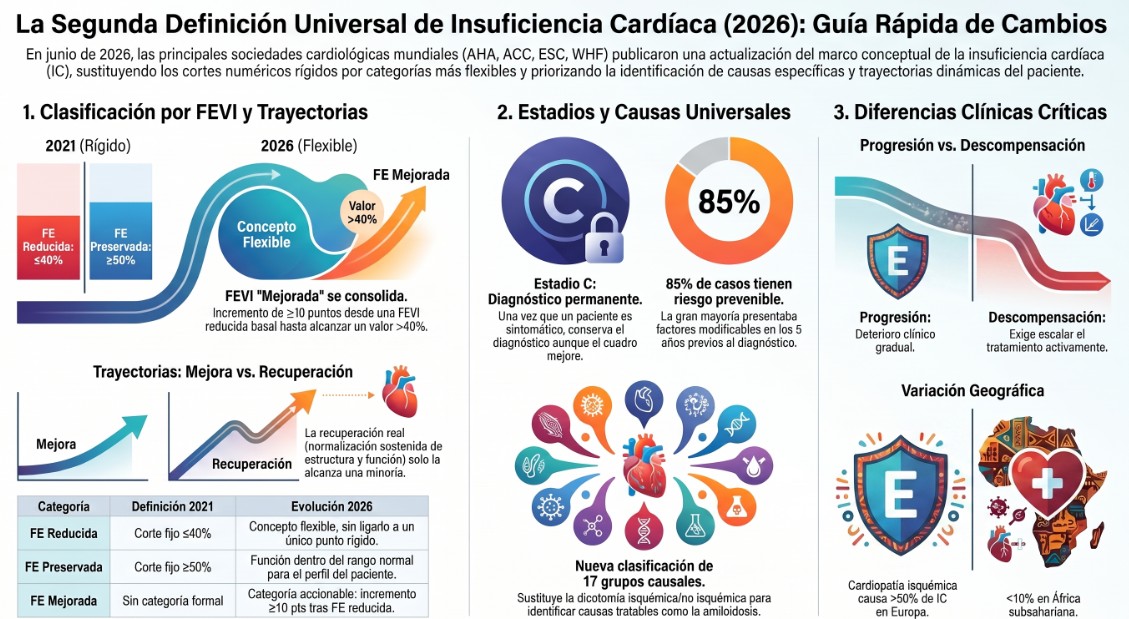 Segunda Definición de Insuficiencia Cardíaca 2026