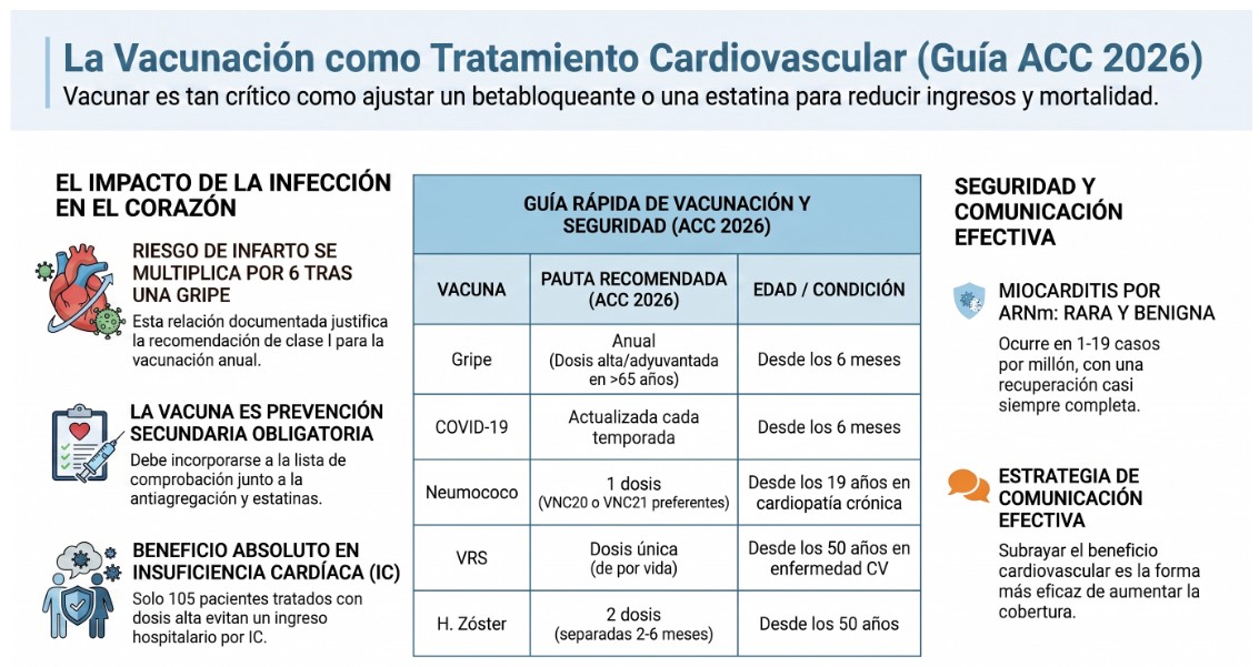 Qué vacunas necesita tu paciente cardiovascular 